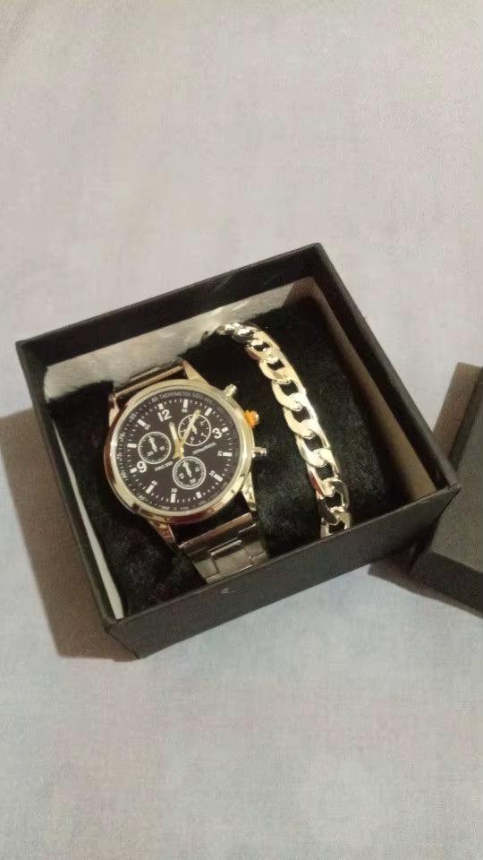 Men's Business Steel Quartz Watch
