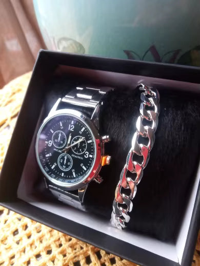 Men's Business Steel Quartz Watch