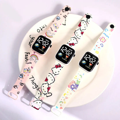 Stitch Disney Children Watches Girls Reloj Inteligente Para Niños Niña Reloj Digital Watch Women Relógio Infantil Children Clock